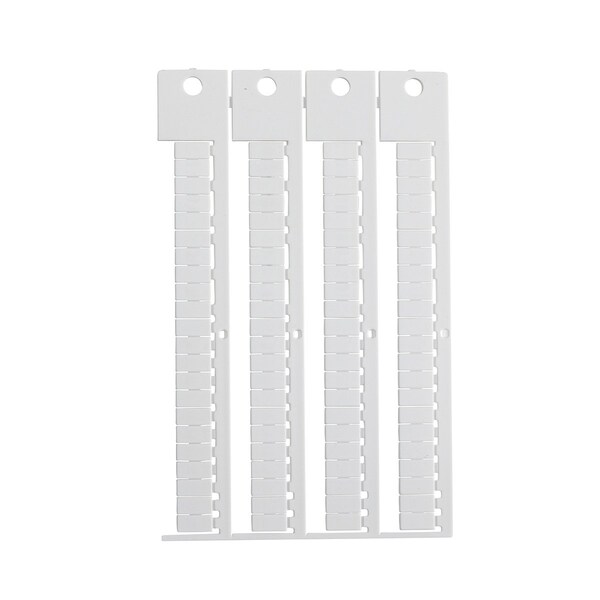 Terminal Block Tag Polycarbonate 10.00 mm H x 5.00 mm W Box of 1408 Pieces, 1408PK